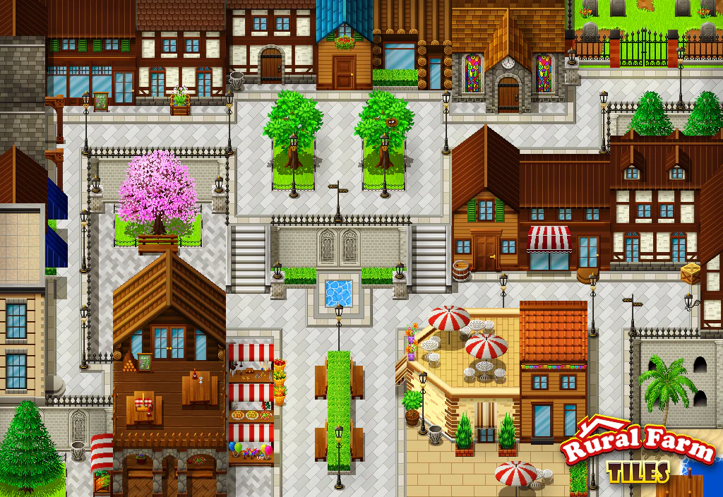 Rural Farm Tiles Resource Pack (Non-RM) - Image 4