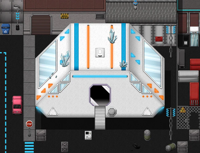 Sci-Fi and Modern Tileset - Exterior - Image 4