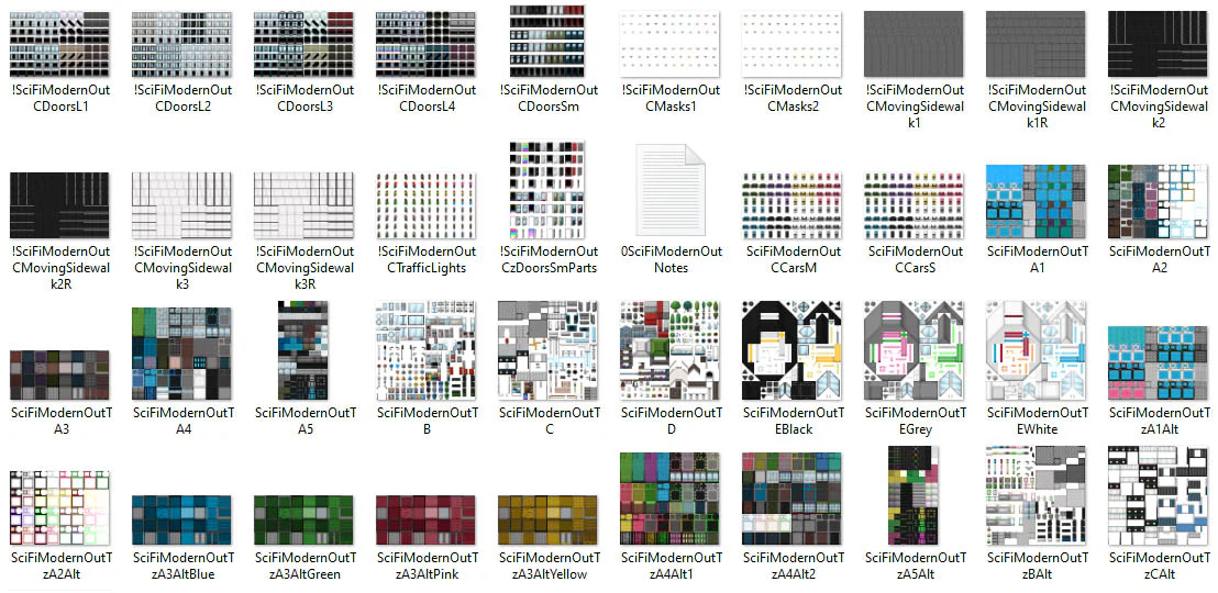 Sci-Fi and Modern Tileset - Exterior - Image 6
