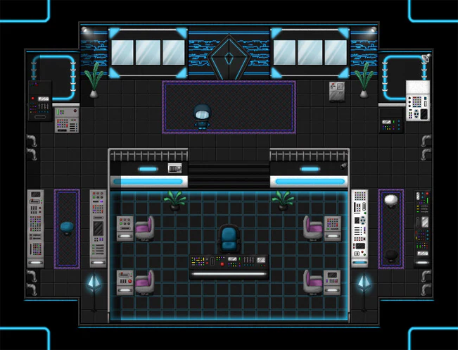 Sci-Fi and Modern Tileset - Interior - Image 4