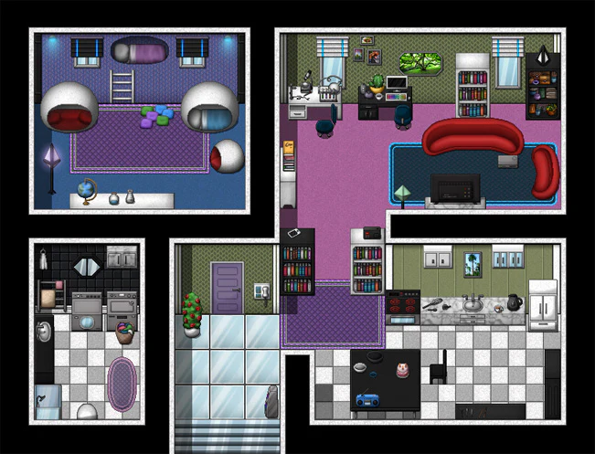 Sci-Fi and Modern Tileset - Interior - Image 6