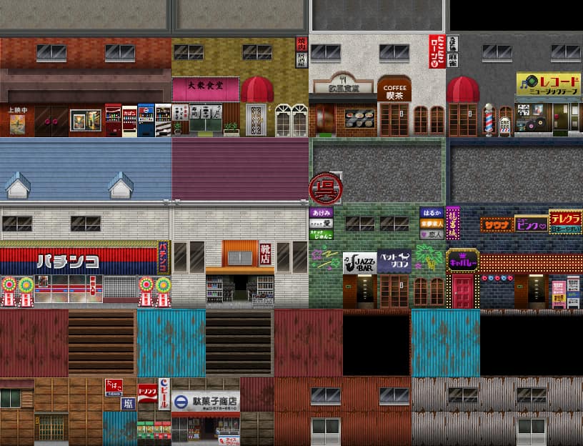 SERIALGAMES Living Good City Tileset - 80's Scene SET - Image 5
