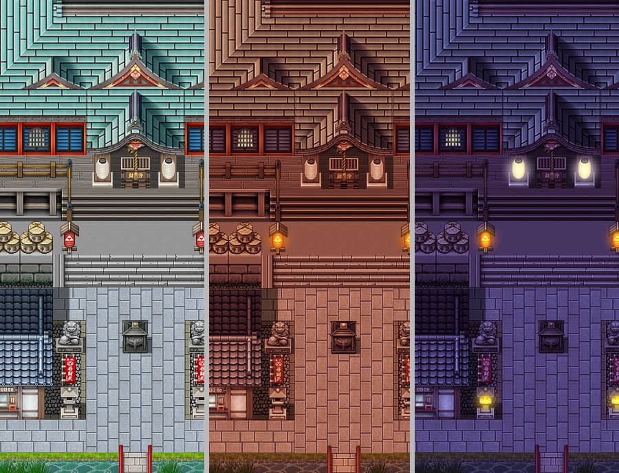 SERIALGAMES Living Good City Tileset - Shrine and Temples SET - Image 9