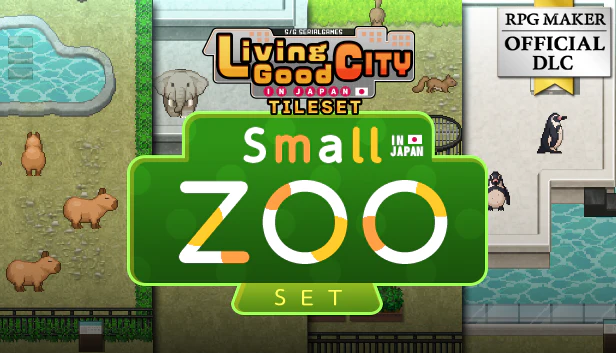 SERIALGAMES Living Good City Tileset - Small Zoo Set