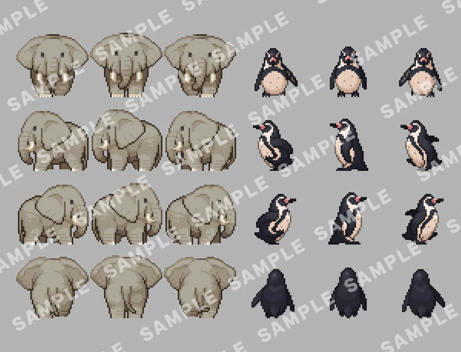 SERIALGAMES Living Good City Tileset - Small Zoo Set - Image 11