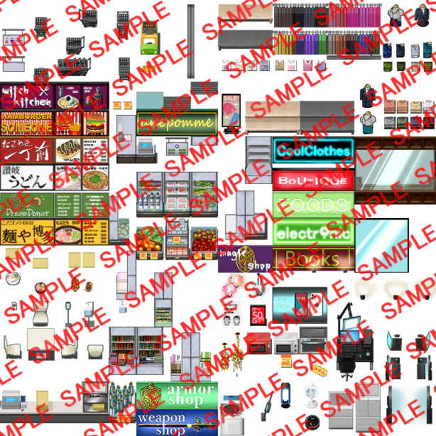 Shopping Mall Tileset - Image 10