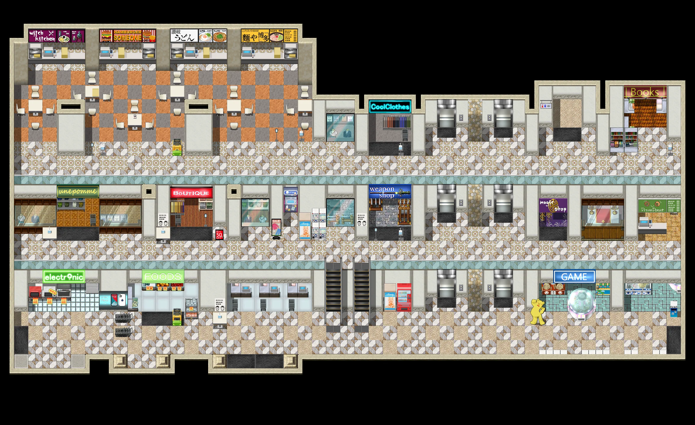 Shopping Mall Tileset - Image 8
