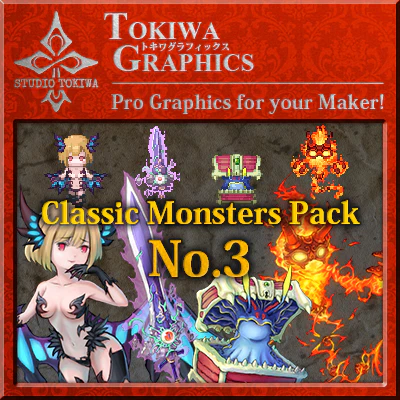 TOKIWA GRAPHICS Classic Monsters Pack No.3