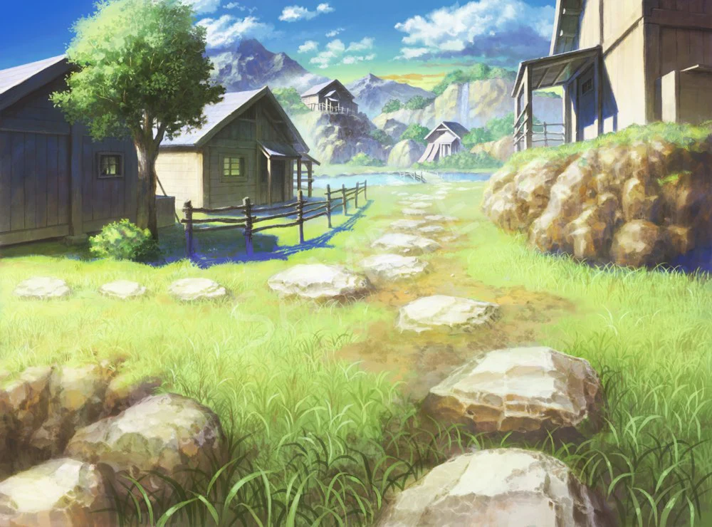 TOKIWA GRAPHICS Battle BG No.1 Village/Field - Image 2