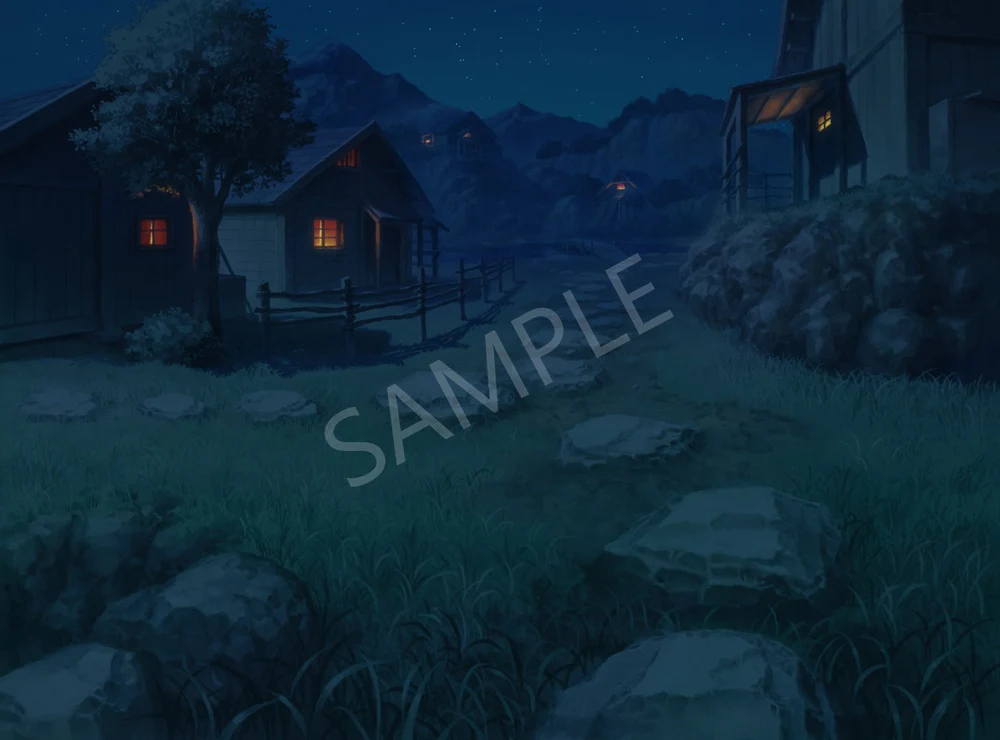 TOKIWA GRAPHICS Battle BG No.1 Village/Field - Image 4