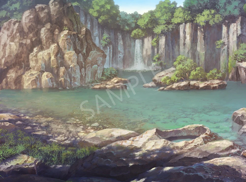 TOKIWA GRAPHICS Battle BG No.2 Woods/Riverside - Image 8