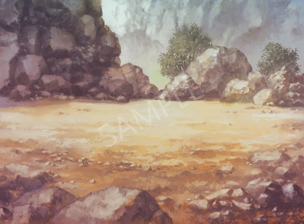 TOKIWA GRAPHICS Battle BG No.3 Rocks/Cliff - Image 4