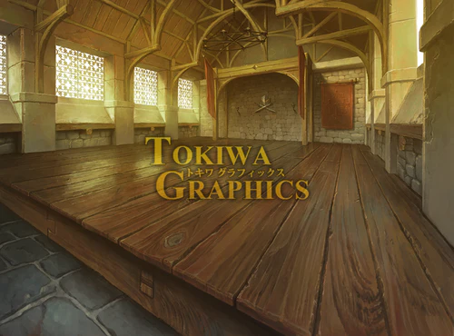 TOKIWA GRAPHICS Battle BG No.5 Training Hall/Roadway - Image 3