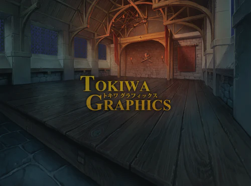 TOKIWA GRAPHICS Battle BG No.5 Training Hall/Roadway - Image 4