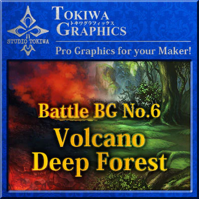 TOKIWA GRAPHICS Battle BG No.6 Volcano/Deep Forest