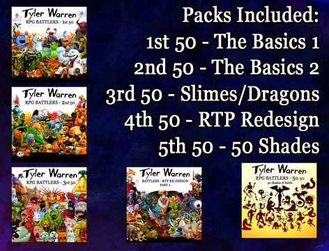 Tyler Warren RPG Battlers Ultimate Bundle - Image 5