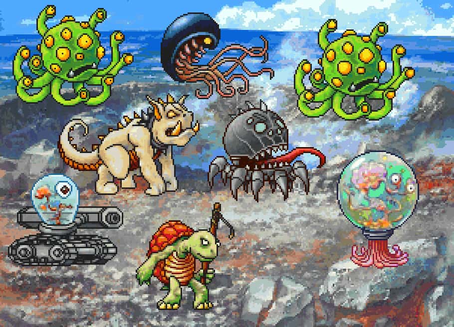 Tyler Warren RPG Battlers - 10th - Little Monsters and Robots 1 - Image 4