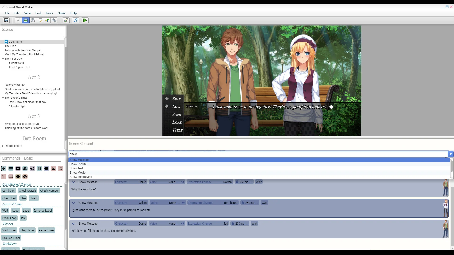 Visual Novel Maker + Live2D - Image 5