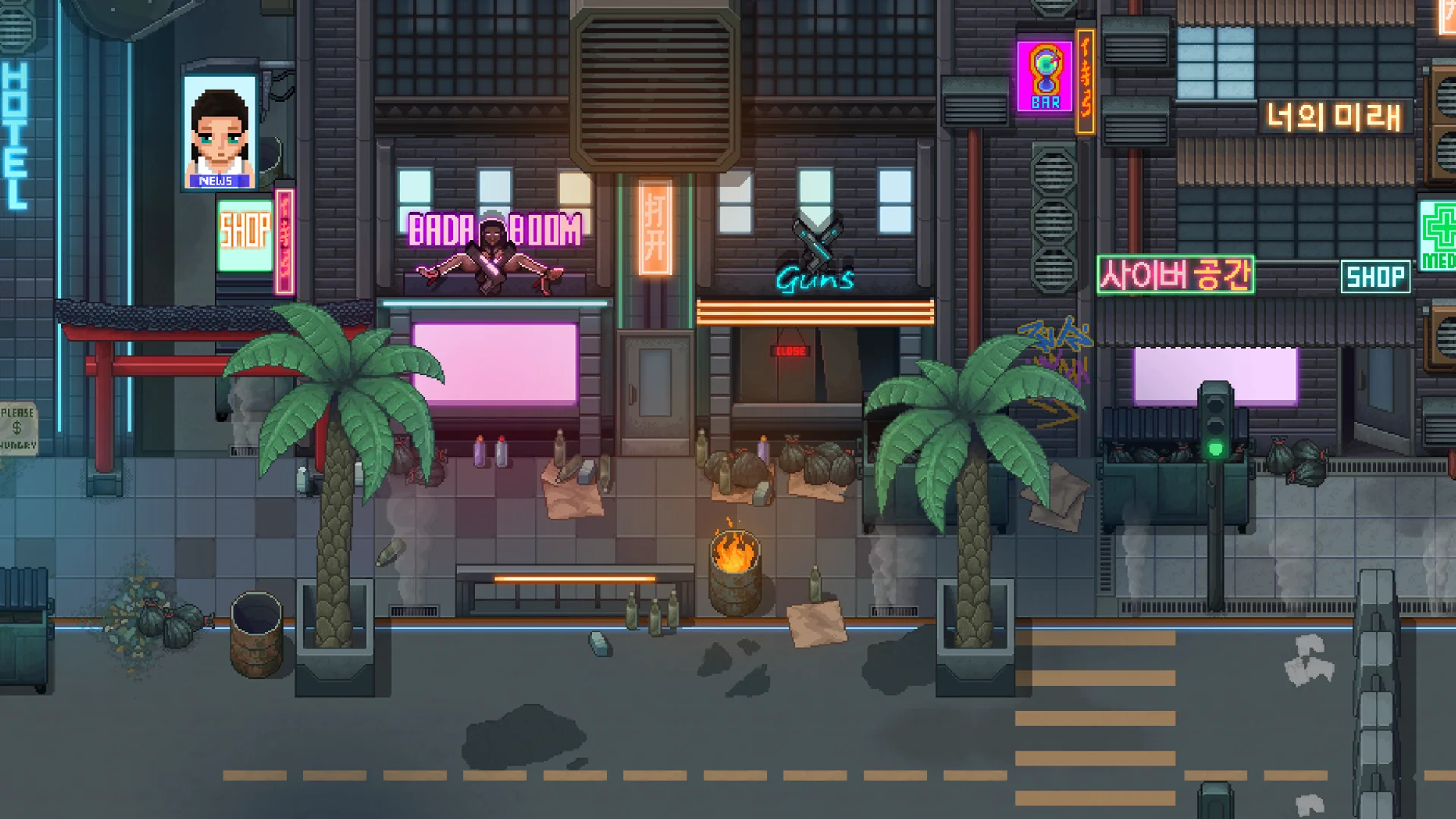 Winlu Cyberpunk Tileset - Exterior - Image 3