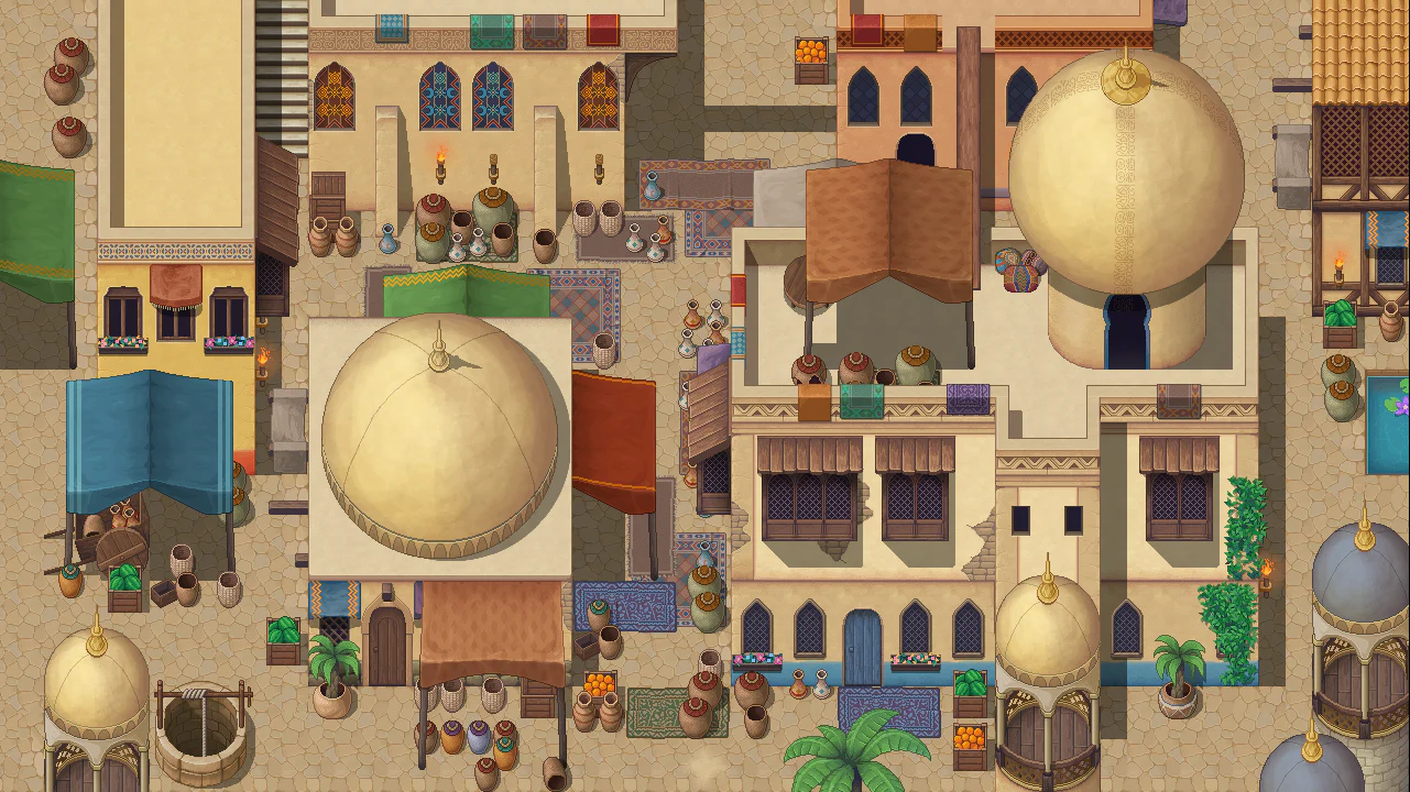 Winlu Fantasy Tileset - Desert Exterior - Image 3