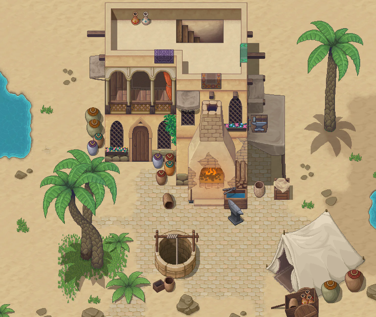 Winlu Fantasy Tileset - Desert Exterior - Image 6