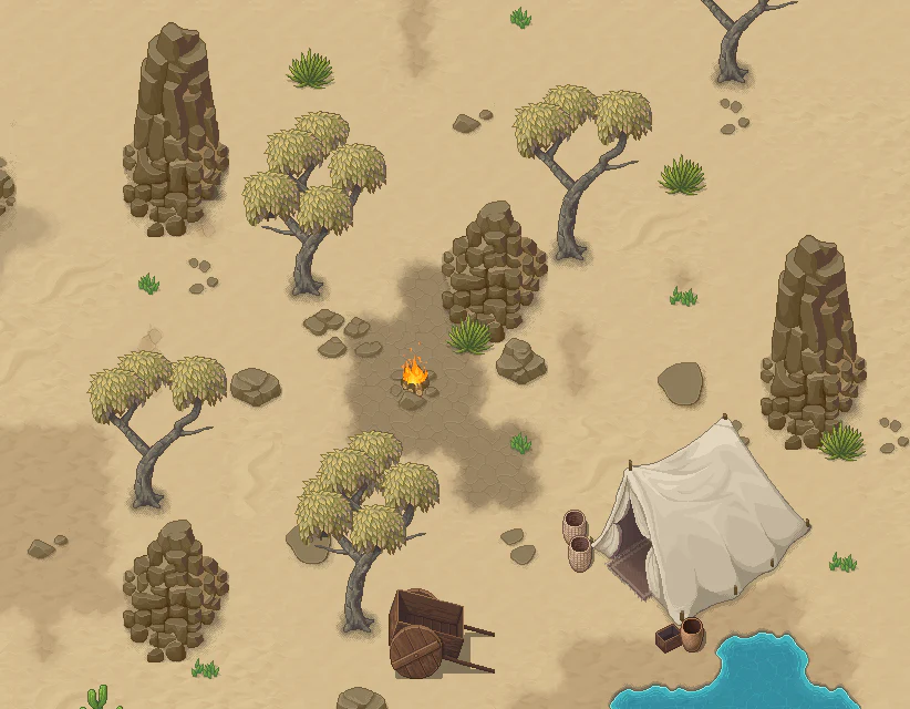 Winlu Fantasy Tileset - Desert Exterior - Image 7