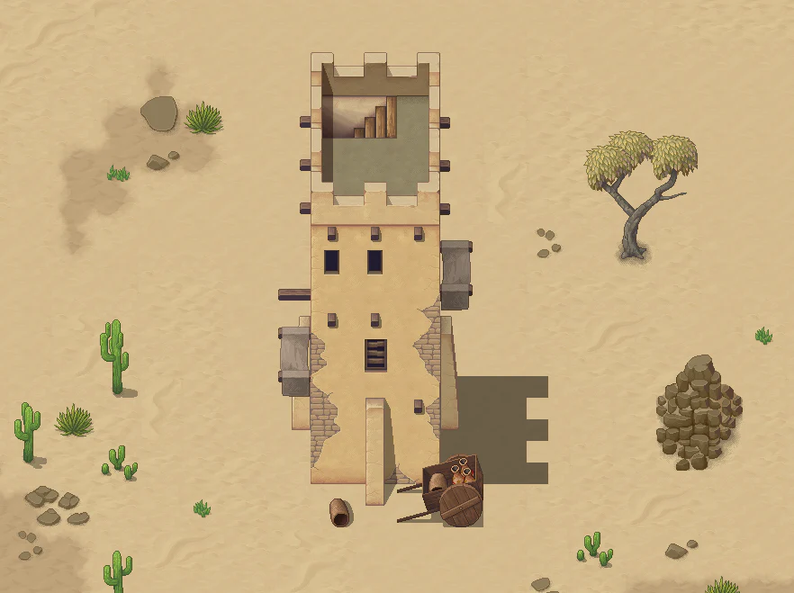 Winlu Fantasy Tileset - Desert Exterior - Image 8