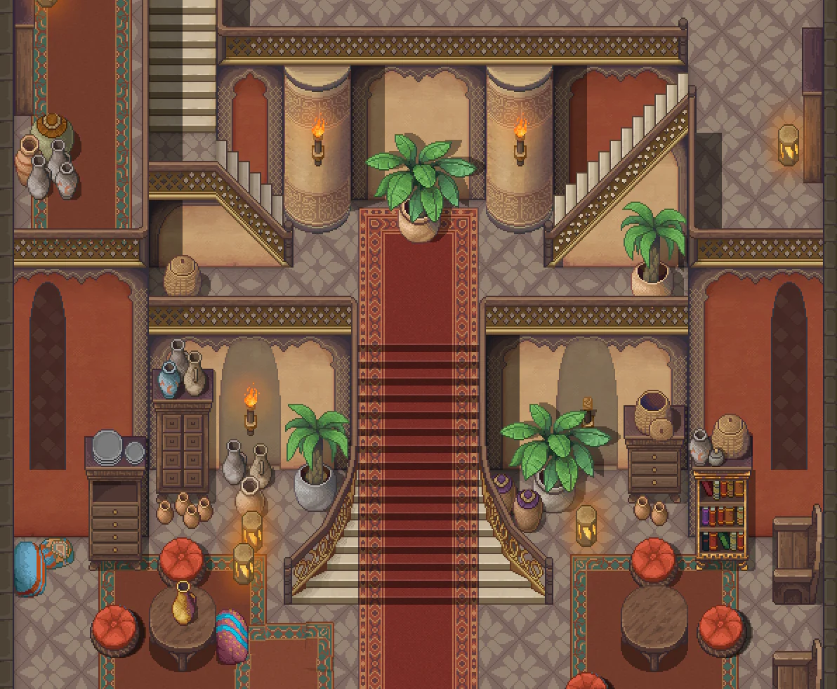 Winlu Fantasy Tileset - Desert Interior - Image 4