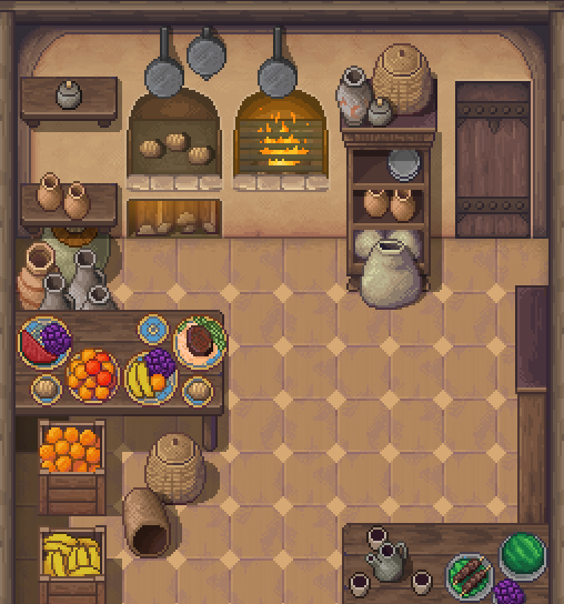 Winlu Fantasy Tileset - Desert Interior - Image 8