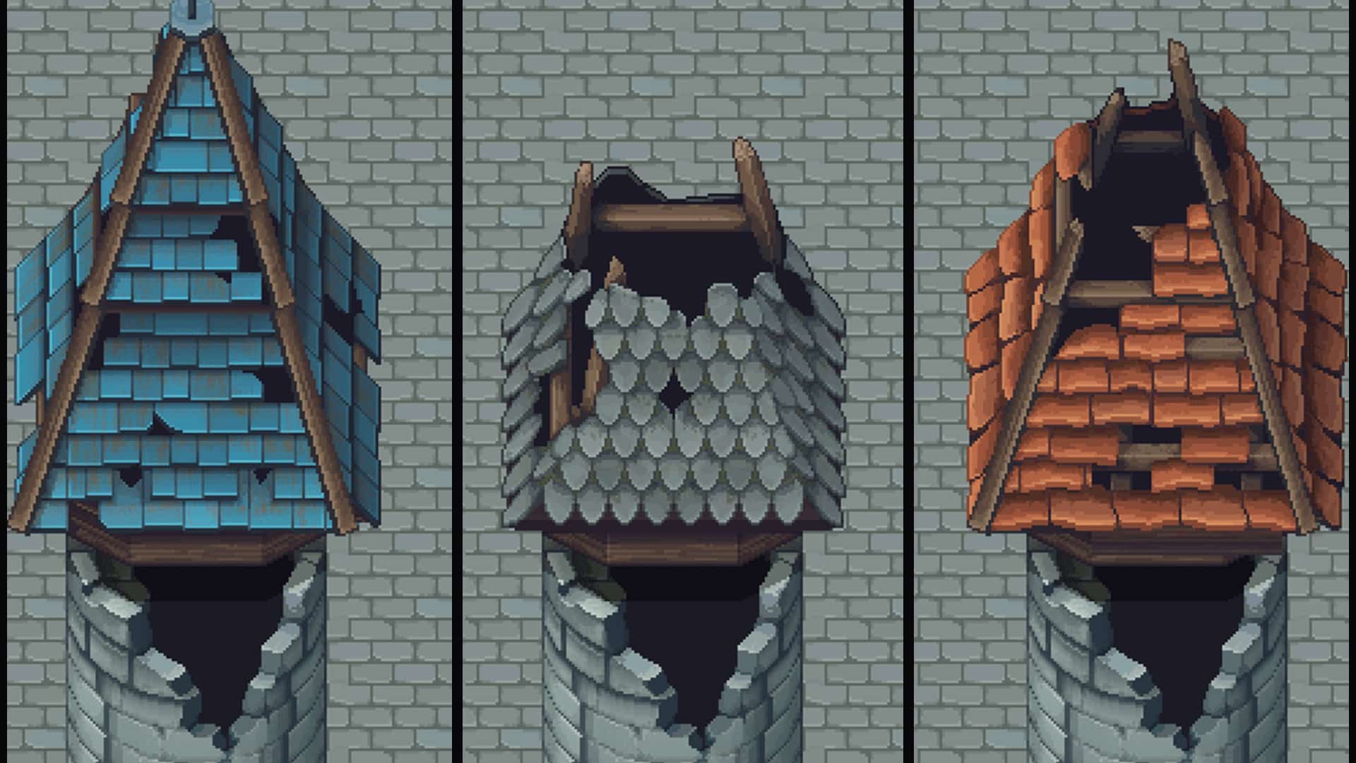 Winlu Fantasy Tileset - Destroyed Exterior - Image 5