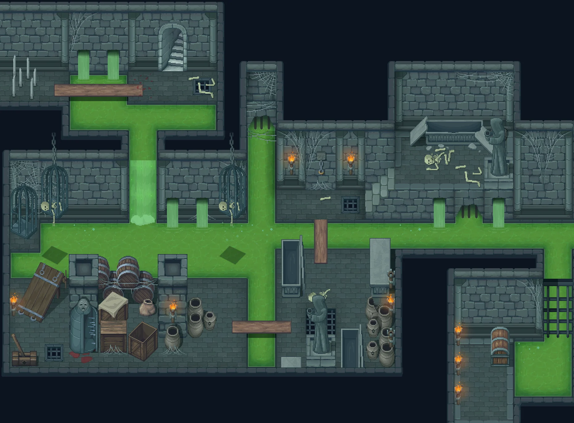 Winlu Fantasy Tileset - Dungeon - Image 9