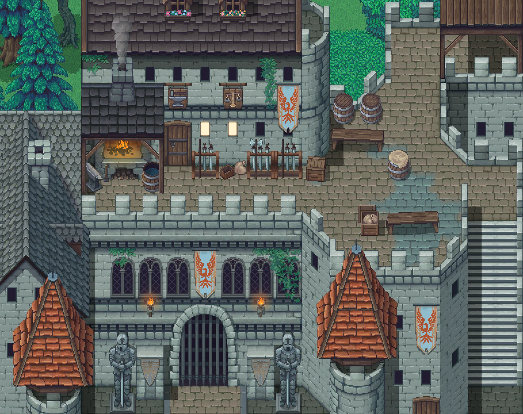 Winlu Fantasy Tileset - Exterior - Image 4