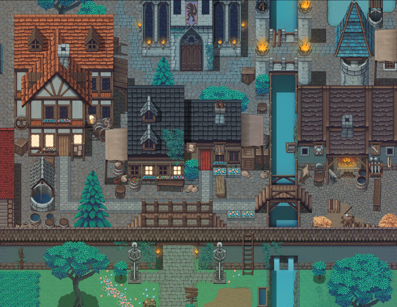Winlu Fantasy Tileset - Exterior - Image 9