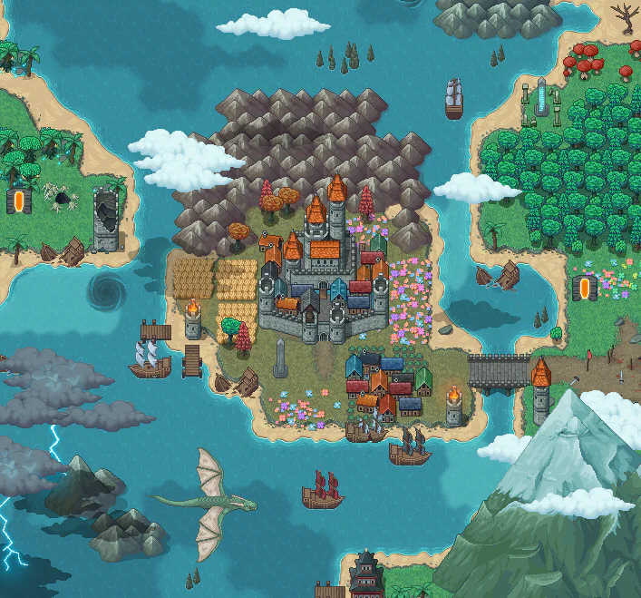 Winlu Fantasy Tileset - Overworld - Image 3