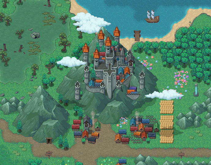 Winlu Fantasy Tileset - Overworld - Image 5