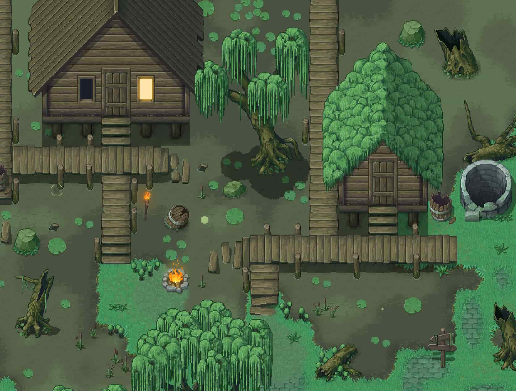 Winlu Fantasy Tileset - Swamp - Image 6